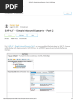 SAP AIF – Simple Inbound Scenario – Part-2 _ SAP Blogs