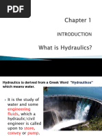 Chapter 1-2 Hydraulics