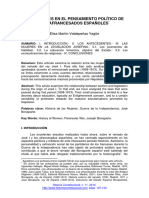 Las Mujeres en El Pensamiento Político de Los Afrancesados Españoles