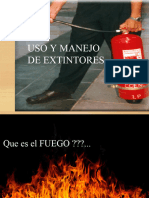 Uso y Manejo de Extintores