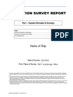 Condition Survey Report Part I - Ver 1.1