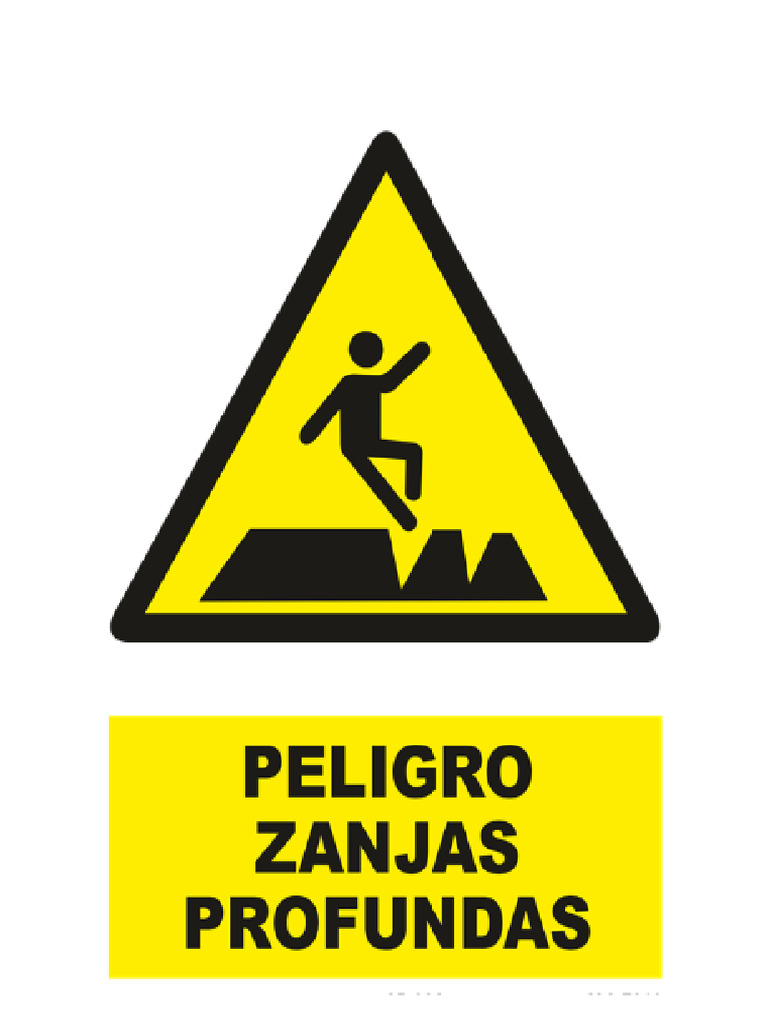 Peligro Zanjas Abiertas PDF