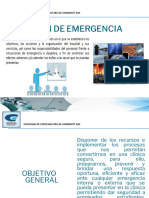 Presentacion Del Plan de Emergencia
