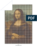 Crochet Graph Mona Lisa