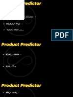 Product Predictor Inorganic