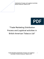 Trade Marketing and Distribution Process in British American Tobacco