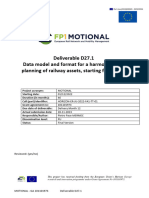 D27.1 Data model and format for a harmonised EU planning of railway assests, starting from CCS+