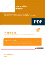 Modulo 3 - Sesion 3.1 Política Nacional de Igualdad de Género y Transversalización Del Enfoque de Género