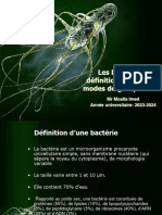 Les Bactéies Définition, Formes Et Groupement V1