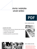 Historia I Estetyka Sztuki Wideo