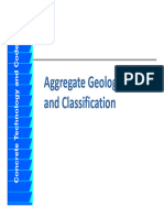 Aggregate Geology Aggregate Geology and Classification and Classification