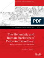 The Hellenistic and Roman Harbours of Delos and Kenchreai Their Construction Use and Evolution 9781407359816 9781407359823 - Compress