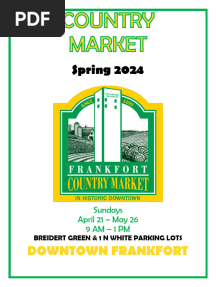 Frankfort Country Market 2024 Vendors 