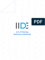 Art of Pitching - IIDE Reference Material
