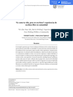 Concha y Espinoza (2022) Es Como Tu Vida Pero en Escritura