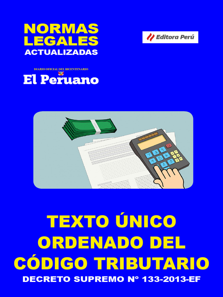 Código Tributario Actualizado Perú | PDF