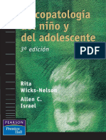 Psicopatologia Del Nino y Del Adolescente 2008 Wicks Nelson Rita