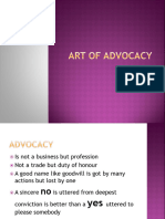 SCB-Art of Advocacy