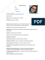 Curriculum Vitae Zulemaaaaa