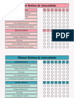 Planner Rotinas de Autocuidado Mulher Virtuosa