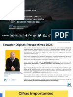 Mentinno Estado Digital Ecuador Parte 1 - Usuarios de Internet y Niveles de Digitalización Febrero 2024