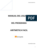 Manual Del Programa Aritmetica Es