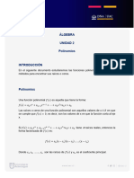 Resumen de contenido - Algebra - U2-Tema 1