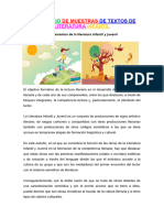 Portafolio de textos de Literatura Infantil