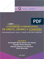 I Congresso Internacional de Direito Gênero e Conexões