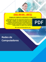 Resolução - (032 99194 - 8972) - Roteiro de Aula Prática – Redes de Computadores