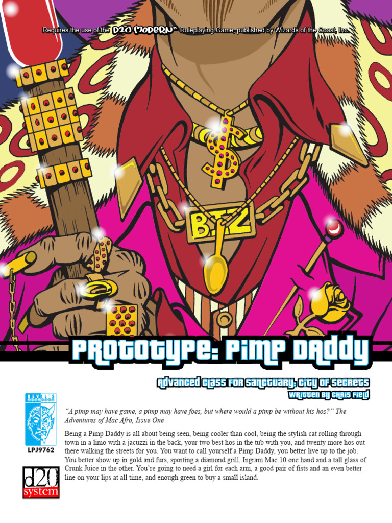 D20modern - Sanctuary - LPJ9762 Pimp Daddy | PDF | License | Trademark
