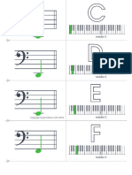 Note Flash Cards (Piano)