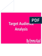 Target Audience Analysis