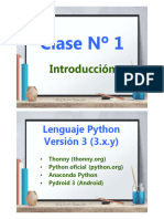 P1 Clase01 Introduccion