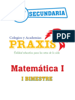 Libros - PRAXIS - ARITMÉTICA - 3° Año de secundaria - COMPLETO