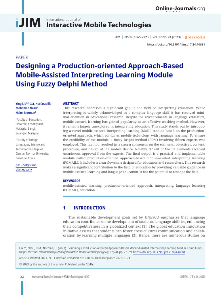 Interactive Mobile Technologies | PDF | Learning | Pedagogy