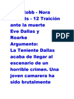 J. D. Robb - Nora Roberts - 12 Traición Ante La Muerte 2001