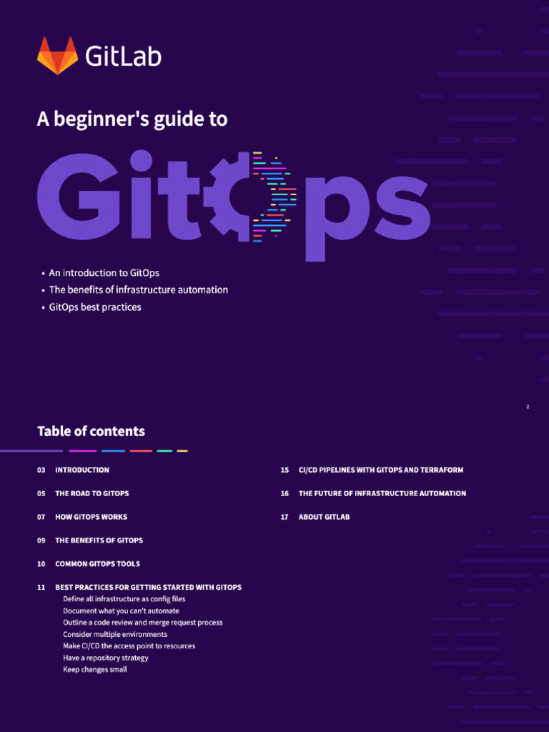 (Ebook) A Guide To GitOps | PDF