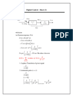 Digital Control - Sheet 3 Solution