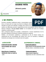 Curriculum CV Hoja de vida Pilar Madrid