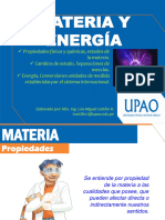 Propiedades de La Materia. Energía