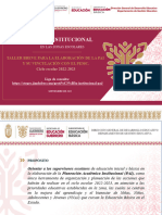 Presentación y Guía Del Taller. Elaboración PAI 22-23.1 - 23 Sep.