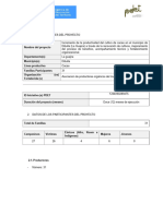 Fichas Técnicas de Los Proyecto CACAO DIBULLA