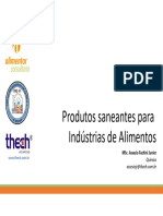 Workshop Saneantes Alimentos