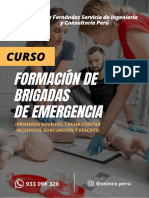 Brochure - Formación de Brigadas de Emergencia