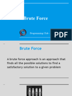 6 Brute Force