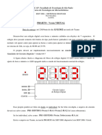 Projeto de SIST DIG-Virtual (Relógio Digital) - 2s2022