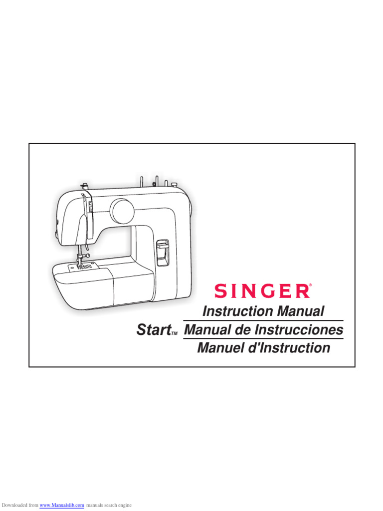Manuel d'instructions de la machine à coudre Singer 15-90 à télécharger au format PDF - Canada