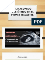 ULTRASONIDO OBSTÉTRICO EN EL PRIMER TRIMESTRE...