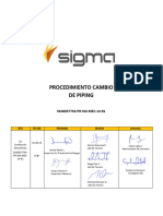 9100057734-PR-OM-MEC-14-R1 PROCEDIMIENTO - CAMBIO PIPING